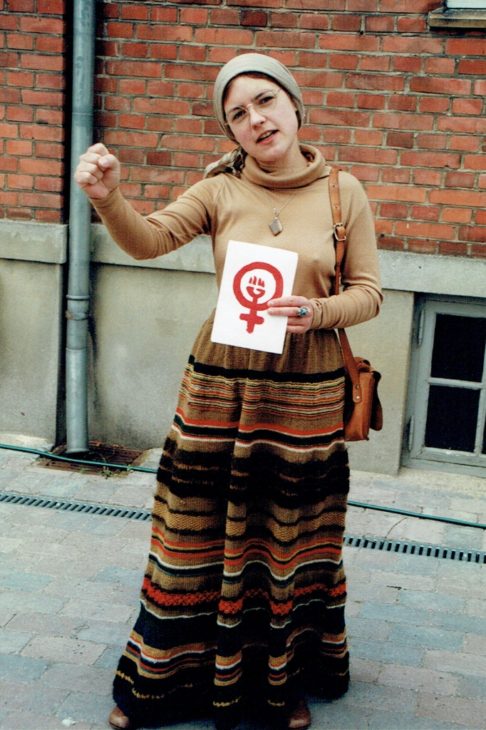 1970'er mode, rødstrømper, flipper, hippie, feminisme